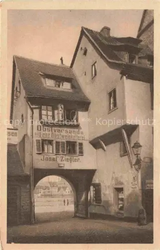 AK / Ansichtskarte WueRZBURG Bayern Am Holztor Malerische Winkel Serie I Nr. 405