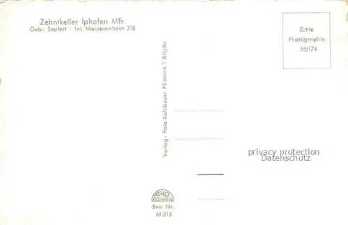 AK / Ansichtskarte Iphofen Zehntkeller
