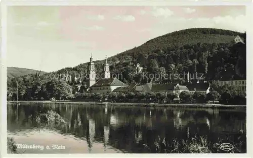 AK / Ansichtskarte MILTENBERG Main Blick ueber den Main zum Ort Kirche