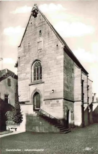 AK / Ansichtskarte Gerolzhofen Johanniskapelle