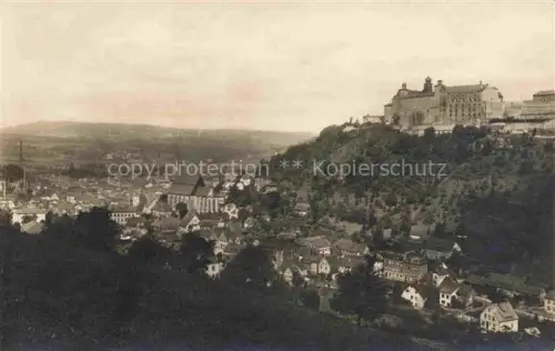 AK / Ansichtskarte Kulmbach Bayern Panorama Blick zum Schloss