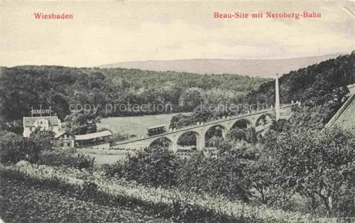 AK / Ansichtskarte WIESBADEN Beau-Site mit Neroberg-Bahn