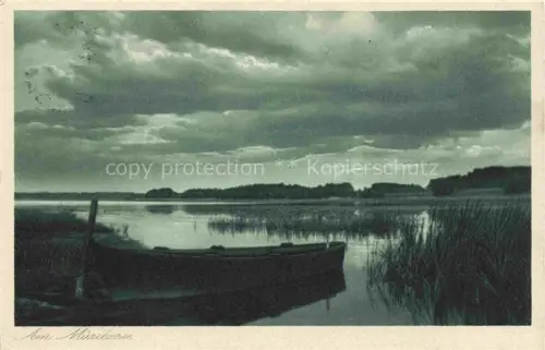 AK / Ansichtskarte Roebel  Mueritz Mecklenburg-Vorpommern Uferpartie am Mueritzsee Mecklenburgische Seenplatte