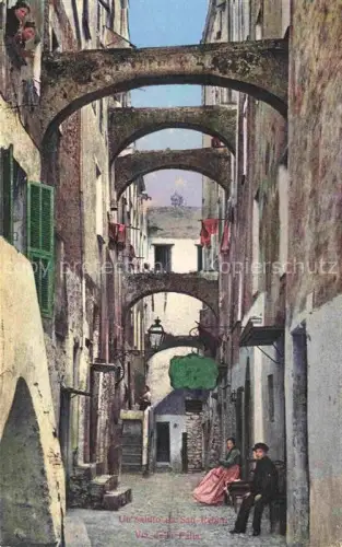 AK / Ansichtskarte SANREMO San Remo Liguria IT Via della Palla