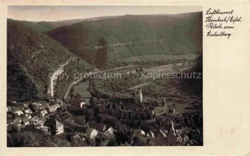 AK / Ansichtskarte Heimbach  Eifel Rur Dueren NRW Panorama Blick vom Eichelberg Feldpost