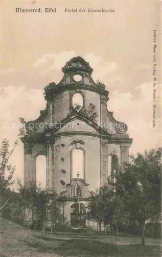 AK / Ansichtskarte Himmerod Kloster Eifel Grosslittgen Rheinland-Pfalz Portal der Klosterkirche