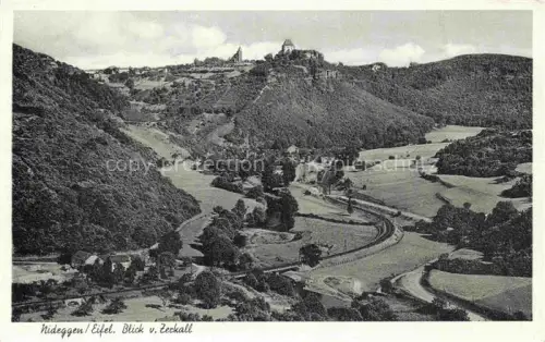 AK / Ansichtskarte Nideggen Eifel Dueren NRW Panorama Blick vom Zerkall