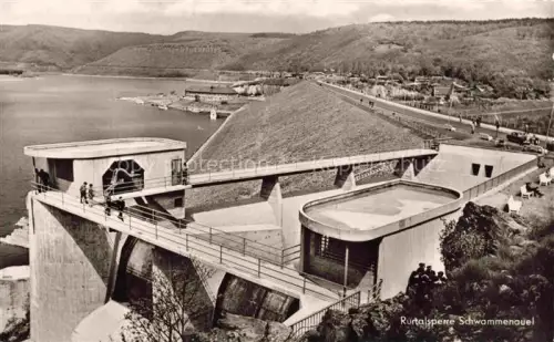 AK / Ansichtskarte Schwammenauel Heimbach Dueren NRW Rurtalsperre Stausee Der neue Damm