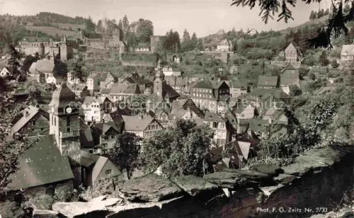 AK / Ansichtskarte Monschau Montjoie NRW Blick auf die Altstadt