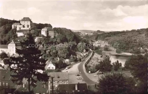 AK / Ansichtskarte Blankenheim Ahr Eifel Euskirchen NRW Jugendburg mit See