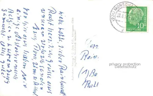 AK / Ansichtskarte Monschau Montjoie NRW Die Stadt im Morgengrauen