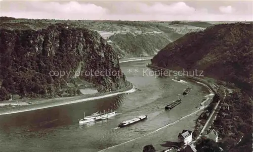 AK / Ansichtskarte Schiffe Binnenschifffahrt Das Felsenstein Loreley St. Goarshausen am Rhein
