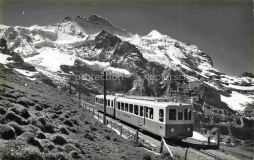 AK / Ansichtskarte Bergbahn Jungfrau Joch Silberhorn