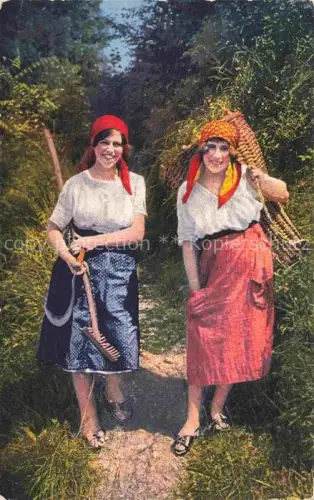 AK / Ansichtskarte Costume Ticinese Costumi Ticinese Trachten Costumes-- Schweiz