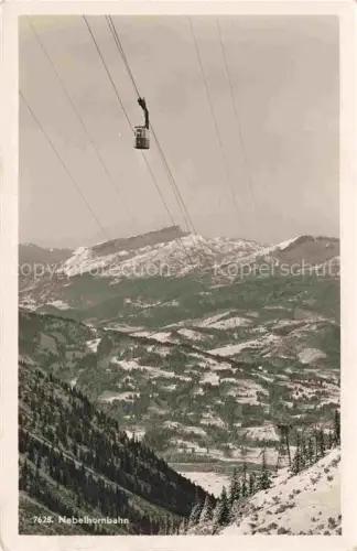 AK / Ansichtskarte SEILBAHN Cable-Car Telepherique Nebelhornbahn Oberstdorf 