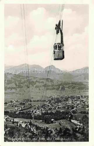 AK / Ansichtskarte SEILBAHN Cable-Car Telepherique Nebelhornbahn Obertsdorf 