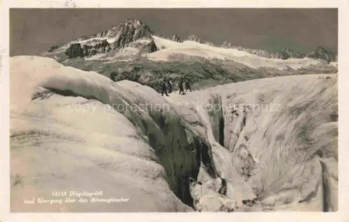 AK / Ansichtskarte Gletscher Ducan 3020m GR Naegelisgraetli Rhone 