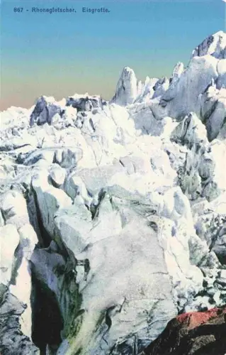 AK / Ansichtskarte Gletscher Ferner Glacier Glaciar Ghiacciaio-- Rhone Eisgrotte 