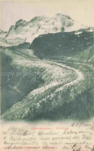 AK / Ansichtskarte Gletscher Ferner Glacier Glaciar Ghiacciaio-- Gorner Breithorn 