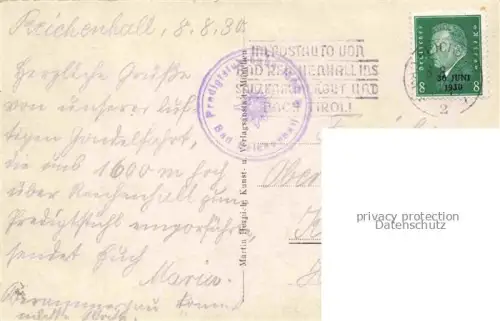 AK / Ansichtskarte SEILBAHN Cable-Car Telepherique Bad Reichenhall Predigtstuhlbahn Wagenkreuzung 