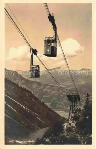 AK / Ansichtskarte SEILBAHN Cable-Car Telepherique Nebelhornbahn Obertsdorf 