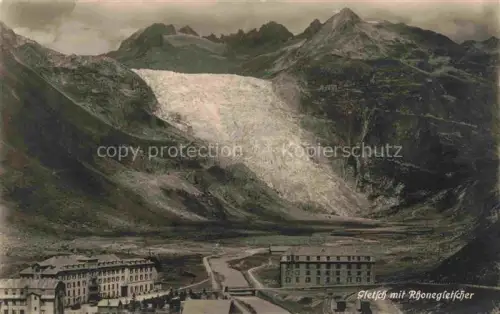 AK / Ansichtskarte Gletscher Ferner Glacier Glaciar Ghiacciaio-- Rhone Schweiz 