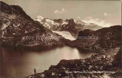 AK / Ansichtskarte Gletscher Ferner Glacier Glaciar Ghiacciaio-- Grimsel Totensee Rhone Galenstock 