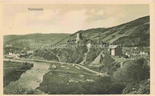 AK / Ansichtskarte Heimbach  Eifel Rur Dueren NRW Panorama