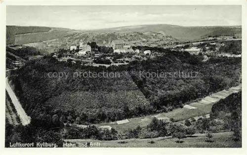 AK / Ansichtskarte Kyllburg Eifelkreis Rheinland-Pfalz Panorama mit Hahn und Stift