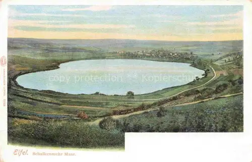 AK / Ansichtskarte Schalkenmehr Maar Vulkaneifel Rheinland-Pfalz Landschaftspanorama