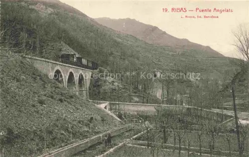 AK / Ansichtskarte Ribas de Fresser Zaragoza Saragossa Aragon ES Puente Angelats