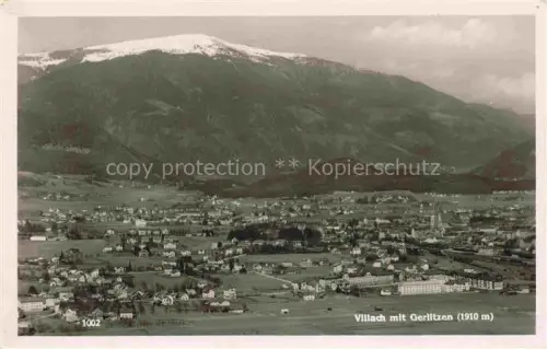 AK / Ansichtskarte VILLACH Kaernten AT Panorama Blick gegen Gerlitzen