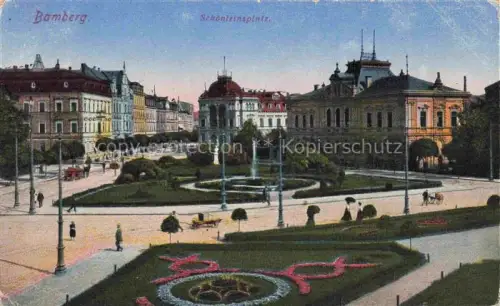 AK / Ansichtskarte BAMBERG Bayern Schoenleinsplatz