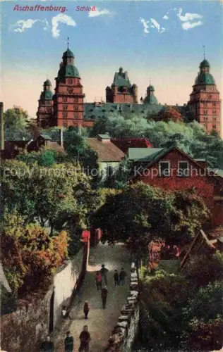 AK / Ansichtskarte ASCHAFFENBURG Main Bayern Schloss Feldpost