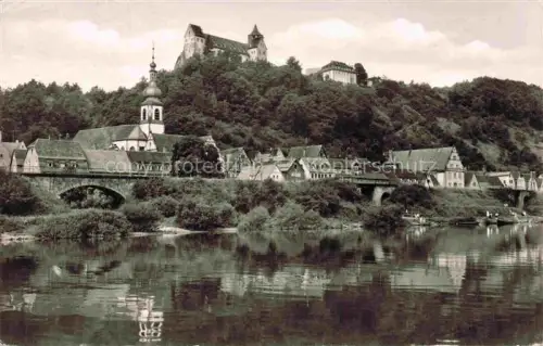 AK / Ansichtskarte Rothenfels  Main Unterfranken Main-Spessart Bayern Blick zur Burg