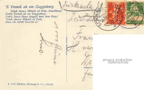 AK / Ansichtskarte Guggershoernli Guggershorn BE Ausflugsziel Treppe zur Aussichtsplattform