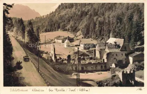 AK / Ansichtskarte Klausen Reutte Tirol AT Schlossruine