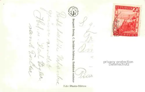 AK / Ansichtskarte St Gilgen  Wolfgangsee AT Ortsansicht mit Kirche Blick gegen Schafberg