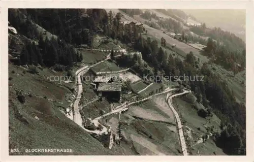 AK / Ansichtskarte Glocknerstrasse Grossglockner 3798m Kaernten AT Panorama Alpenstrasse Serpentinen