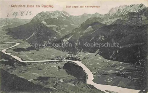 AK / Ansichtskarte KUFSTEIN Tirol AT Kufsteiner Haus am Pendling Blick gegen das Kaisergebirge