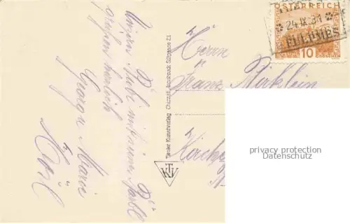 AK / Ansichtskarte Telfes Stubai Tirol AT Panorama Stubaital mit Habicht Bergkirche