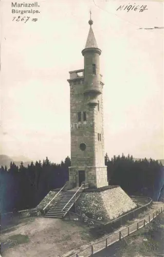 AK / Ansichtskarte Mariazell  Steiermark AT Buergeralpe