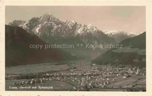 AK / Ansichtskarte Lienz  Tirol AT Panorama Blick gegen Spitzkofel Lienzer Dolomiten