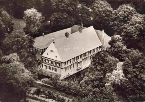 AK / Ansichtskarte Burg Dinklage Benediktinerinnenkloster Fliegeraufnahme