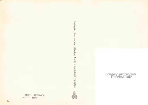 AK / Ansichtskarte CELLE  Niedersachsen Rathaus