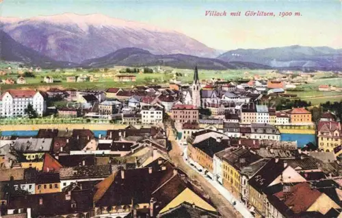 AK / Ansichtskarte VILLACH Kaernten AT Blick ueber die Stadt gegen Goerlitzen