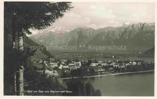 AK / Ansichtskarte Zell See AT Panorama Blick gegen Steinernes Meer