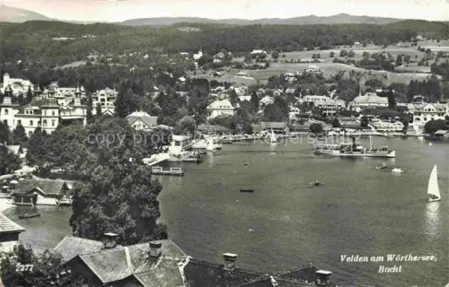 AK / Ansichtskarte Velden  Woerthersee AT Panorama Bucht