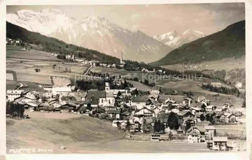 AK / Ansichtskarte Fulpmes Innsbruck Tirol AT Gesamtansicht mit Alpenpanorama