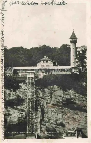AK / Ansichtskarte SALZBURG  AT Elektrischer Aufzug mit Restauration